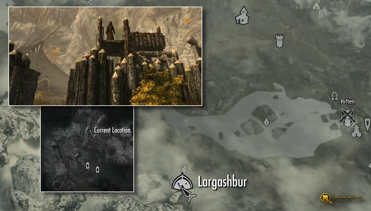 Screenshot showing Atub at Largashbur.